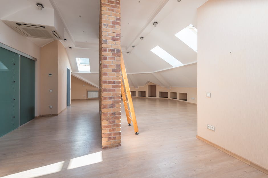 Home attic insulation and spray foam application